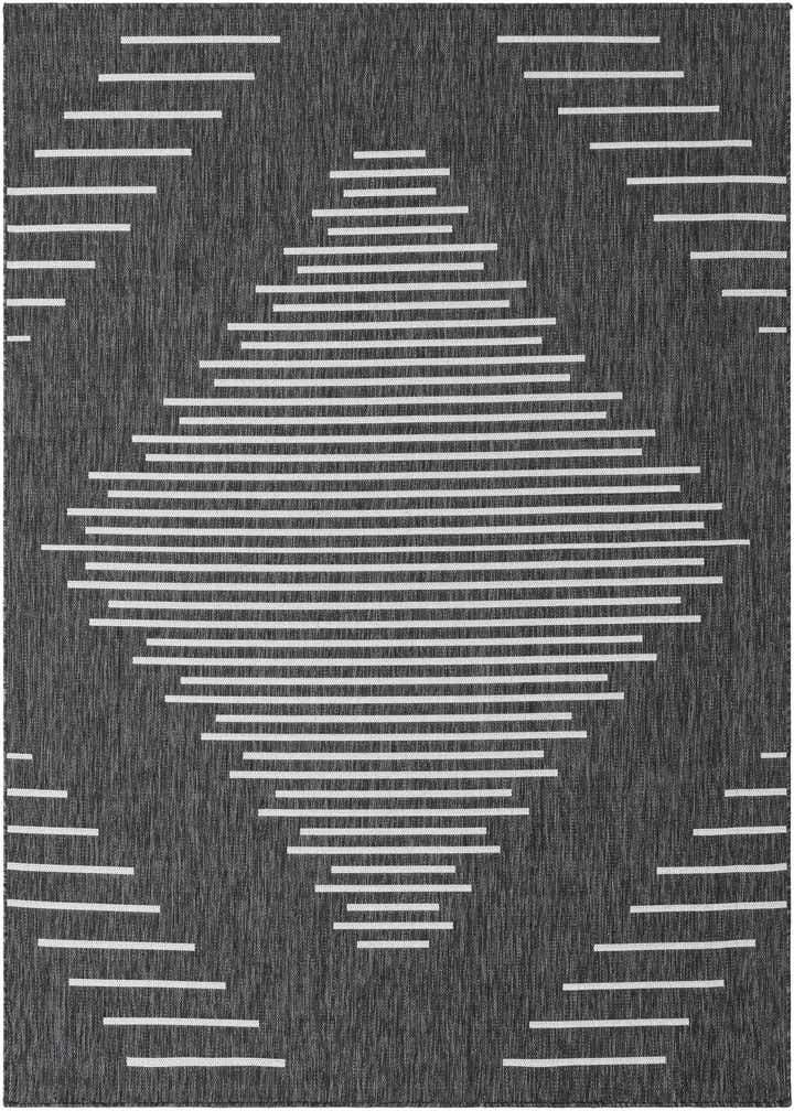 7' x 7' Easy-Clean Modern Indoor / Outdoor Square Rug