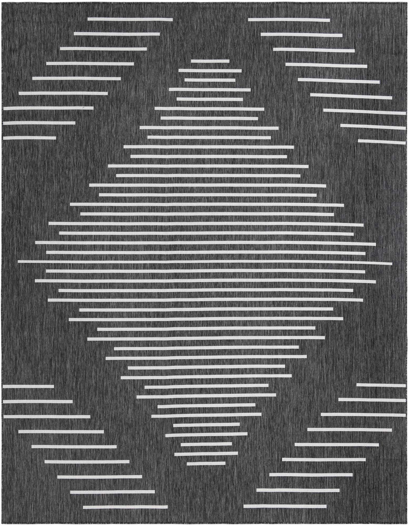 10' 8 x 10' 8 Easy-Clean Modern Indoor / Outdoor Square Rug