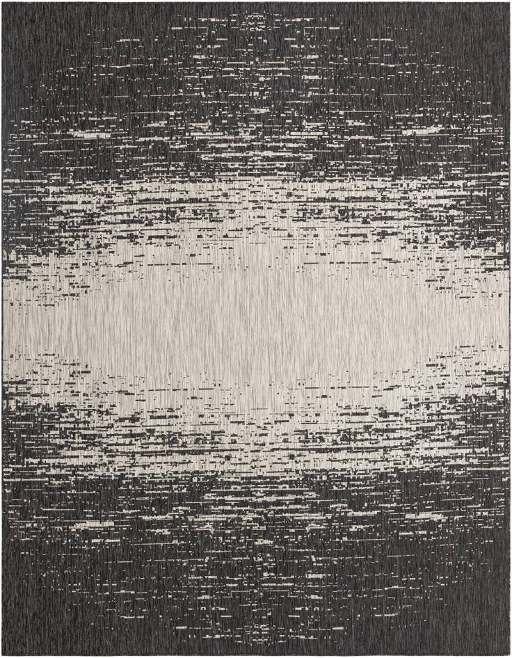 Detail image of 10' 8 x 10' 8 Easy-Clean Modern Indoor / Outdoor Square Rug
