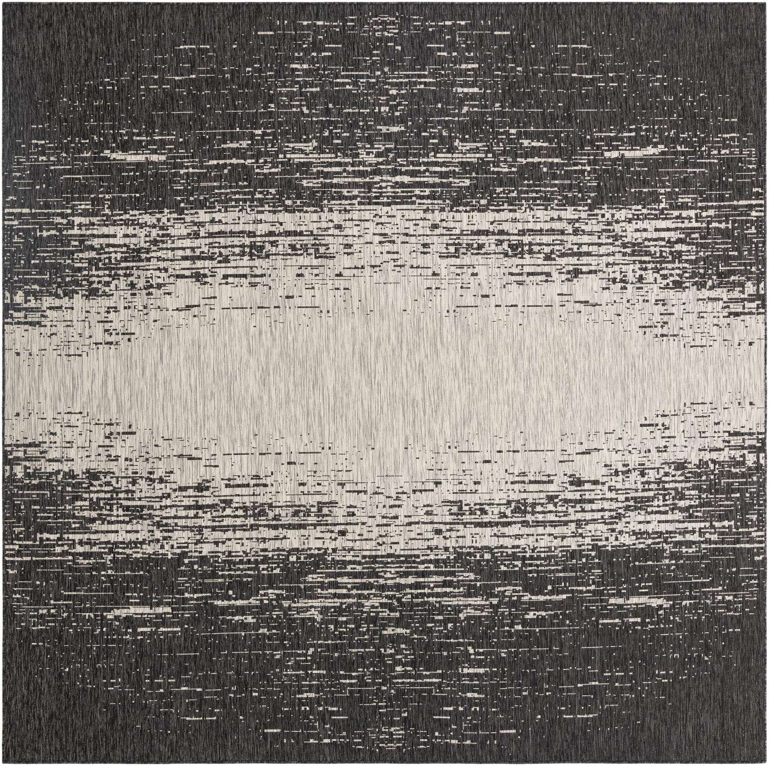 10' 8 x 10' 8 Easy-Clean Modern Indoor / Outdoor Square Rug
