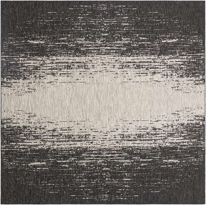 10' 8 x 10' 8 Easy-Clean Modern Indoor / Outdoor Square Rug