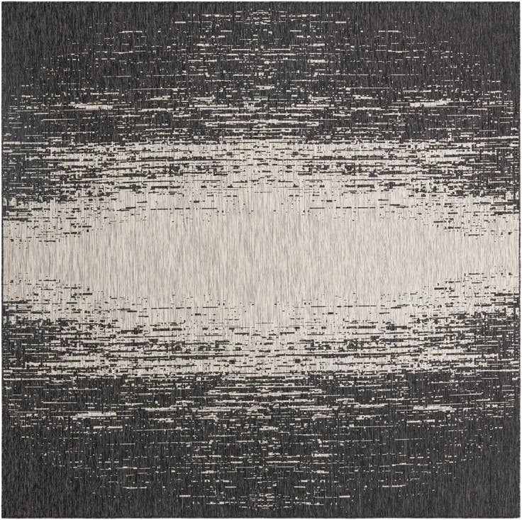 Detail image of 10' 8 x 10' 8 Easy-Clean Modern Indoor / Outdoor Square Rug