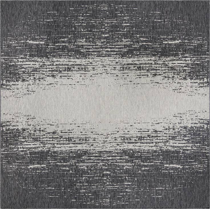 Detail image of 13' x 13' Easy-Clean Modern Indoor / Outdoor Square Rug
