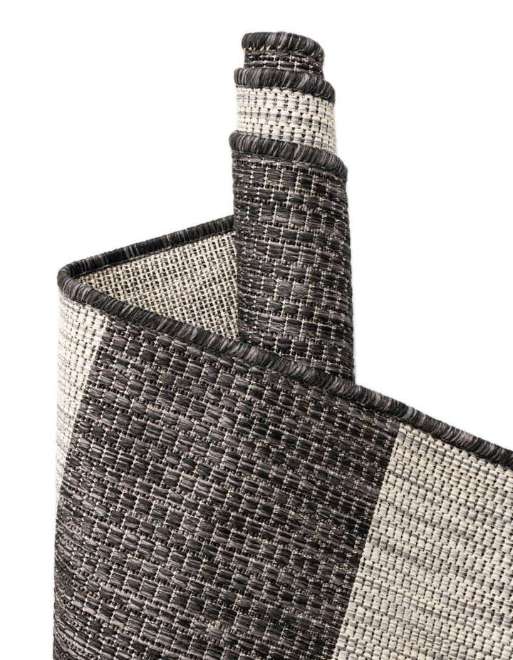 10' x 10' Easy-Clean Ribbon Indoor / Outdoor Square Rug