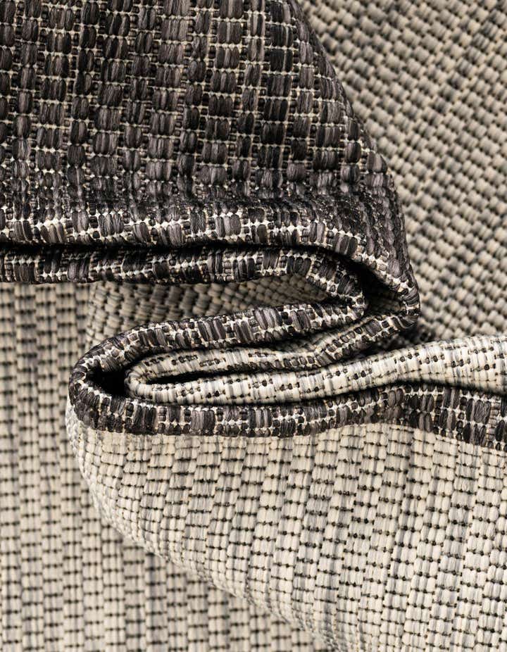 10' x 10' Easy-Clean Ribbon Indoor / Outdoor Square Rug