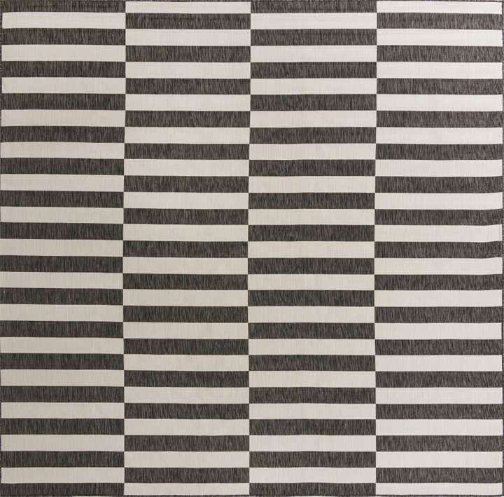 10' 8 x 10' 8 Easy-Clean Ribbon Indoor / Outdoor Square Rug
