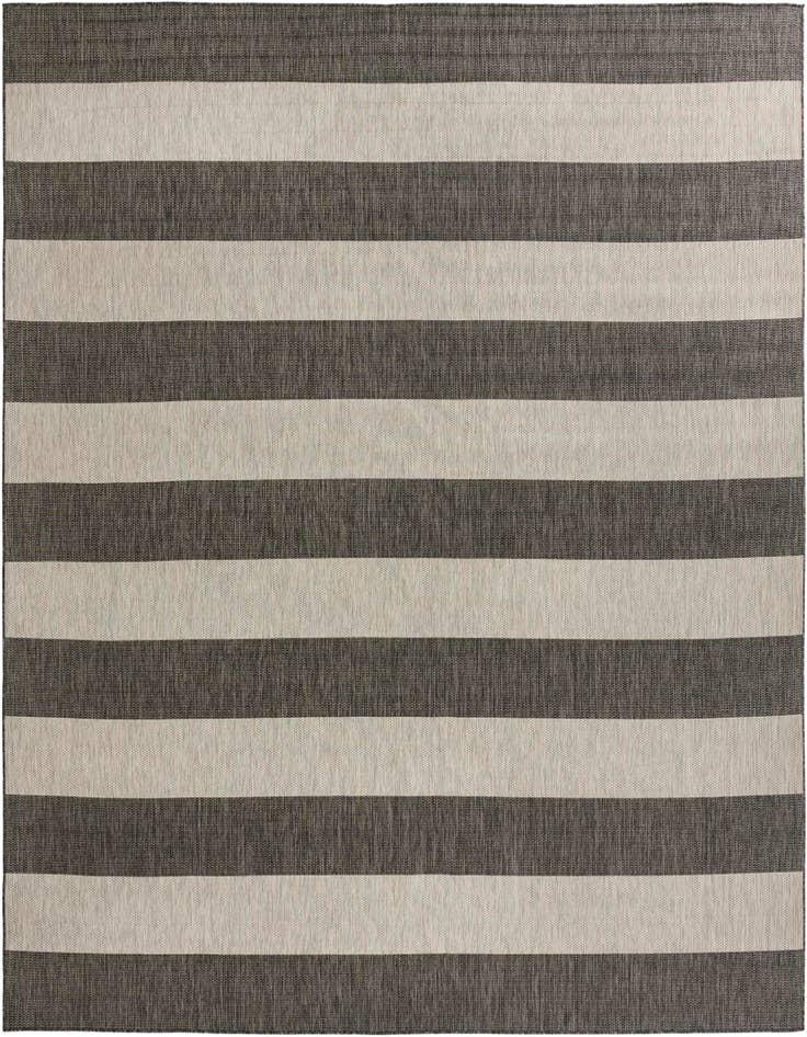 Detail image of 13' x 13' Easy-Clean Ribbon Indoor / Outdoor Square Rug