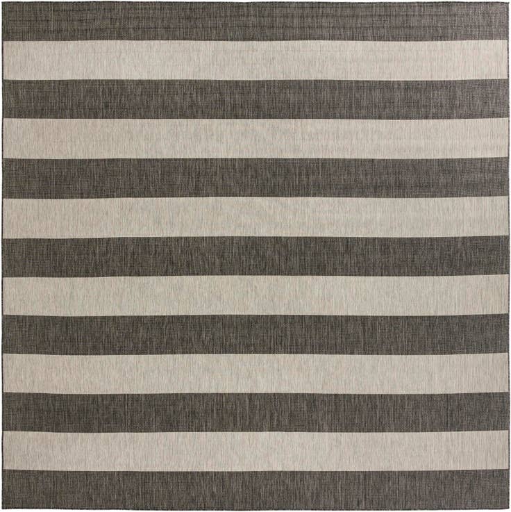Detail image of 13' x 13' Easy-Clean Ribbon Indoor / Outdoor Square Rug