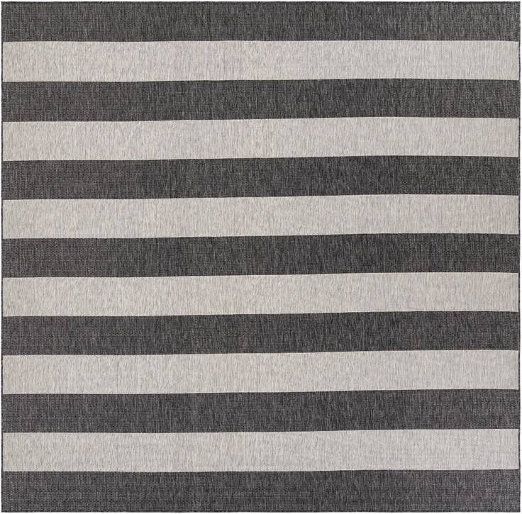 Detail image of 10' x 10' Easy-Clean Ribbon Indoor / Outdoor Square Rug