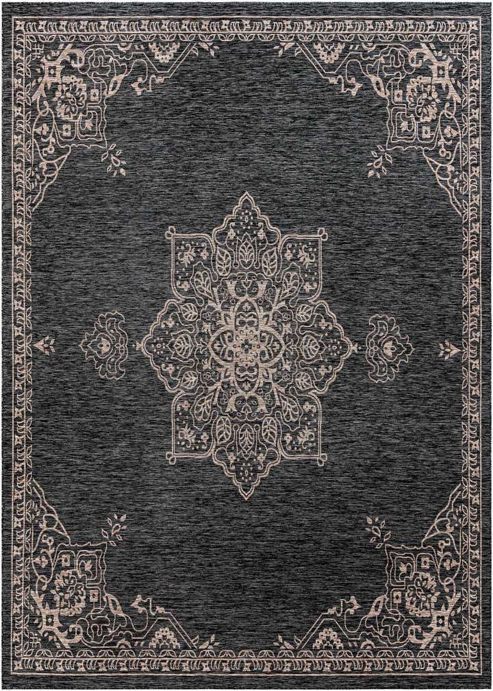 13' x 13' Easy-Clean Traditional Indoor / Outdoor Square Rug