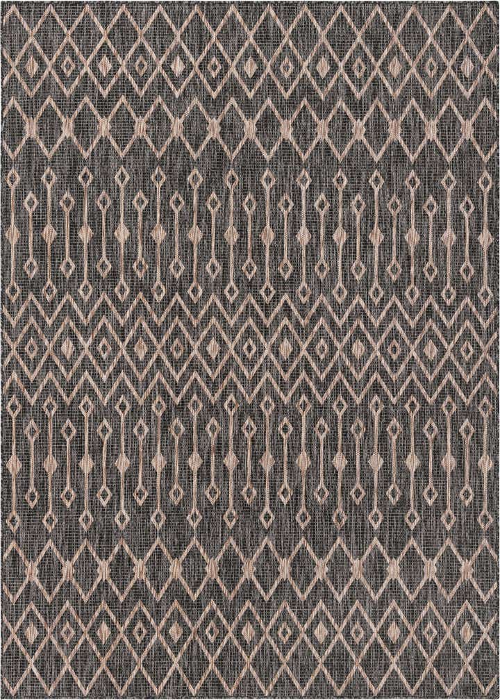 7' 10 x 7' 10 Easy-Clean Trellis Indoor / Outdoor Square Rug
