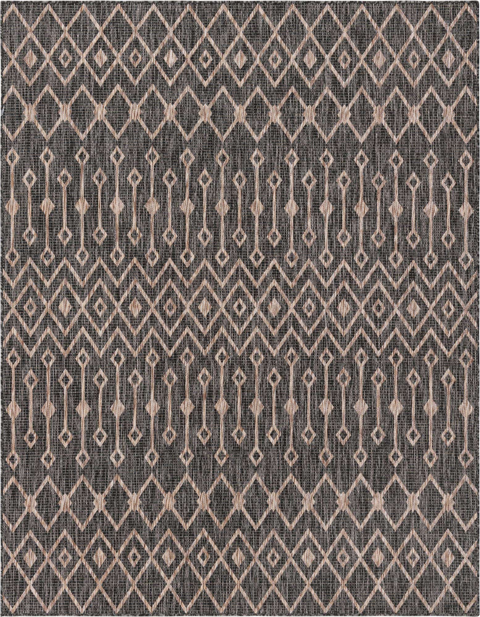 7' 10 x 7' 10 Easy-Clean Trellis Indoor / Outdoor Square Rug