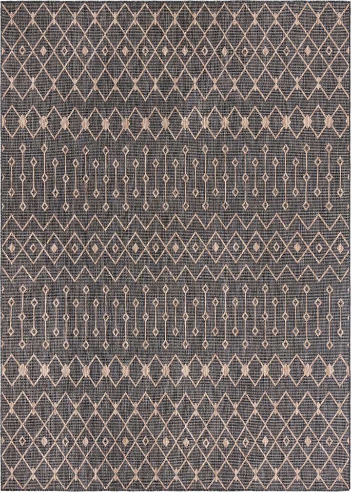 10' 8 x 10' 8 Easy-Clean Trellis Indoor / Outdoor Square Rug