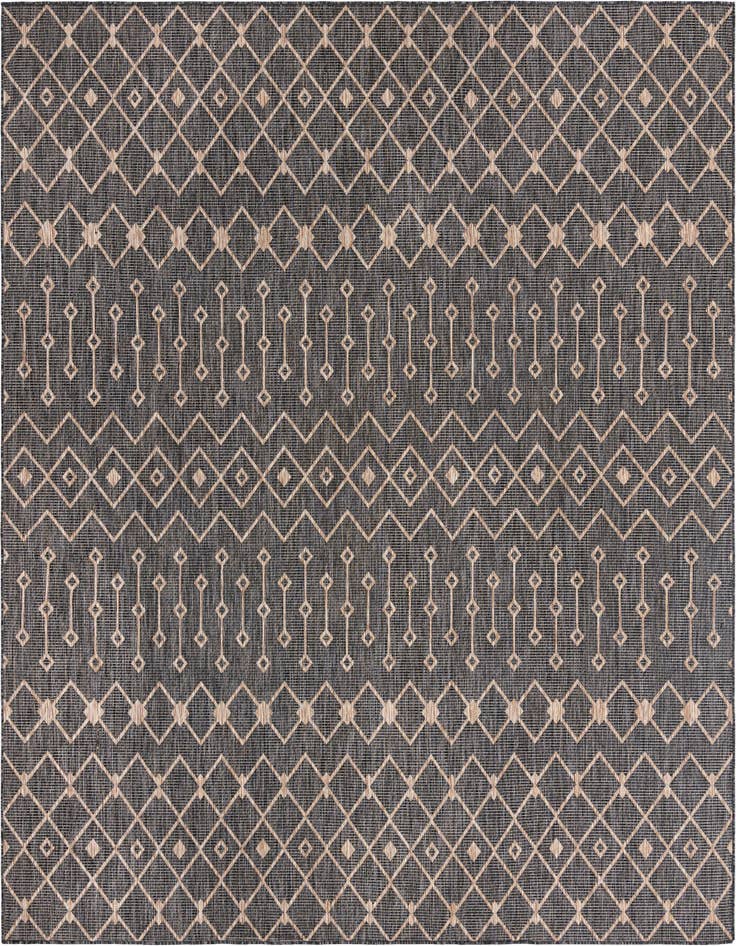 Detail image of 10' 8 x 10' 8 Easy-Clean Trellis Indoor / Outdoor Square Rug