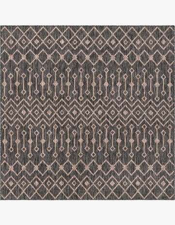 7' 10 x 7' 10 Easy-Clean Trellis Indoor / Outdoor Square Rug