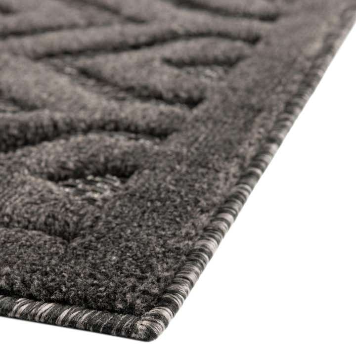 7' 10 x 7' 10 Easy-Clean Trellis Textured Indoor / Outdoor Square Rug