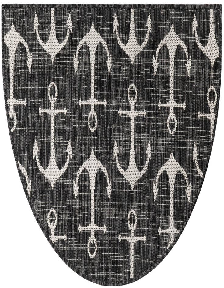 Detail image of 2' 2 x 3' 7 Easy-Clean Coastal Indoor / Outdoor Hearth Rug