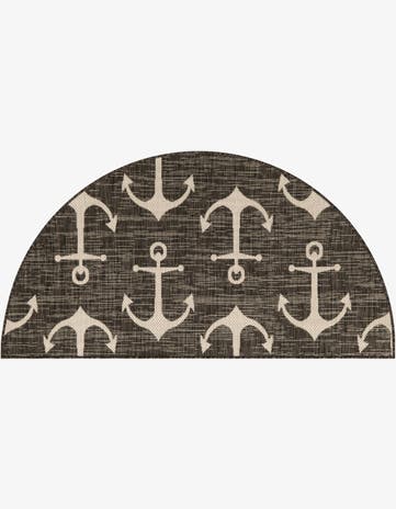 3' x 6' Easy-Clean Coastal Indoor / Outdoor Hearth Rug