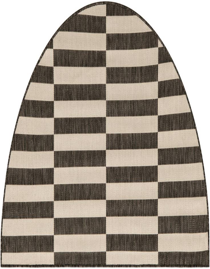 Detail image of 3' x 6' Easy-Clean Ribbon Indoor / Outdoor Hearth Rug