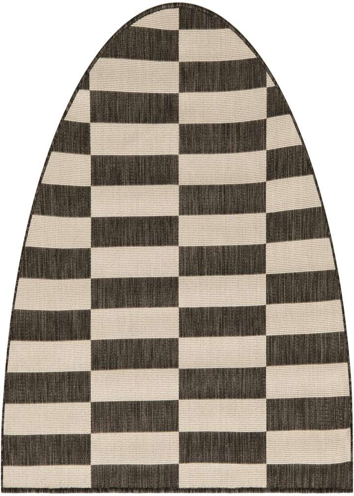 3' x 6' Easy-Clean Striped Indoor / Outdoor Hearth Rug