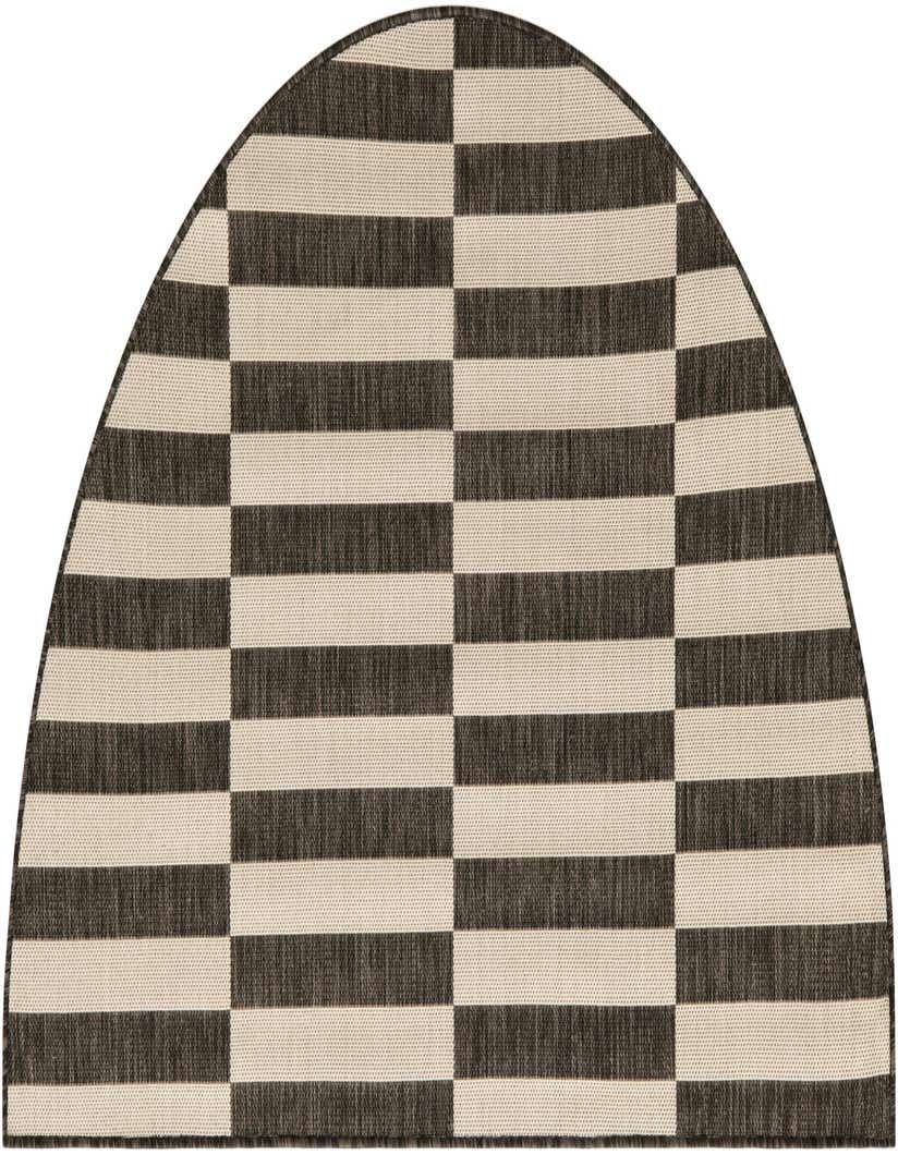 3' x 6' Easy-Clean Striped Indoor / Outdoor Hearth Rug