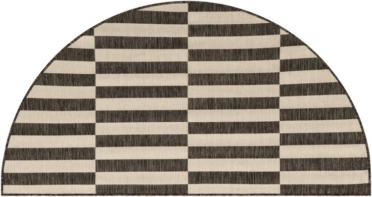 Detail image of 3' x 6' Easy-Clean Striped Indoor / Outdoor Hearth Rug