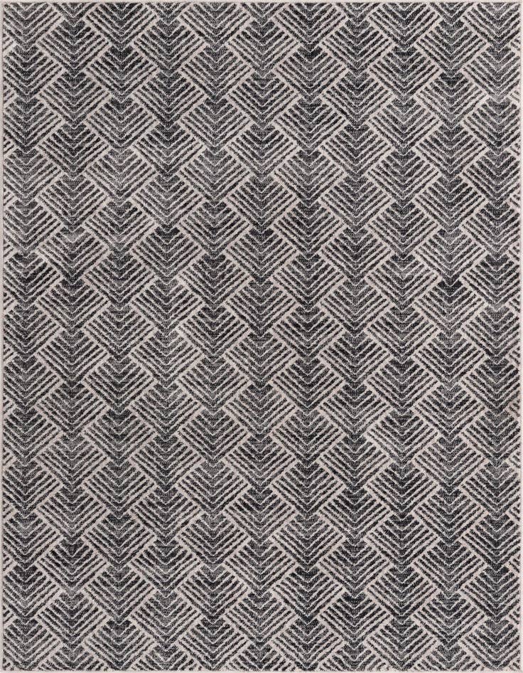 Detail image of 5' 3 x 8' Eco Trellis Rug