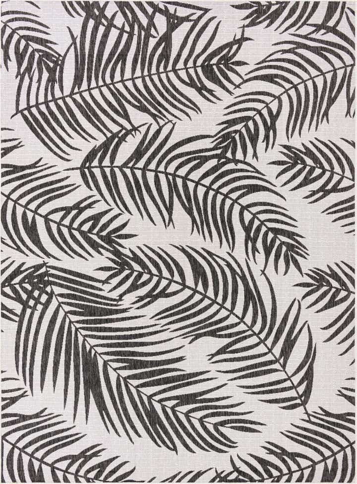 9' x 12' Easy-Clean Botanical Indoor / Outdoor Rug