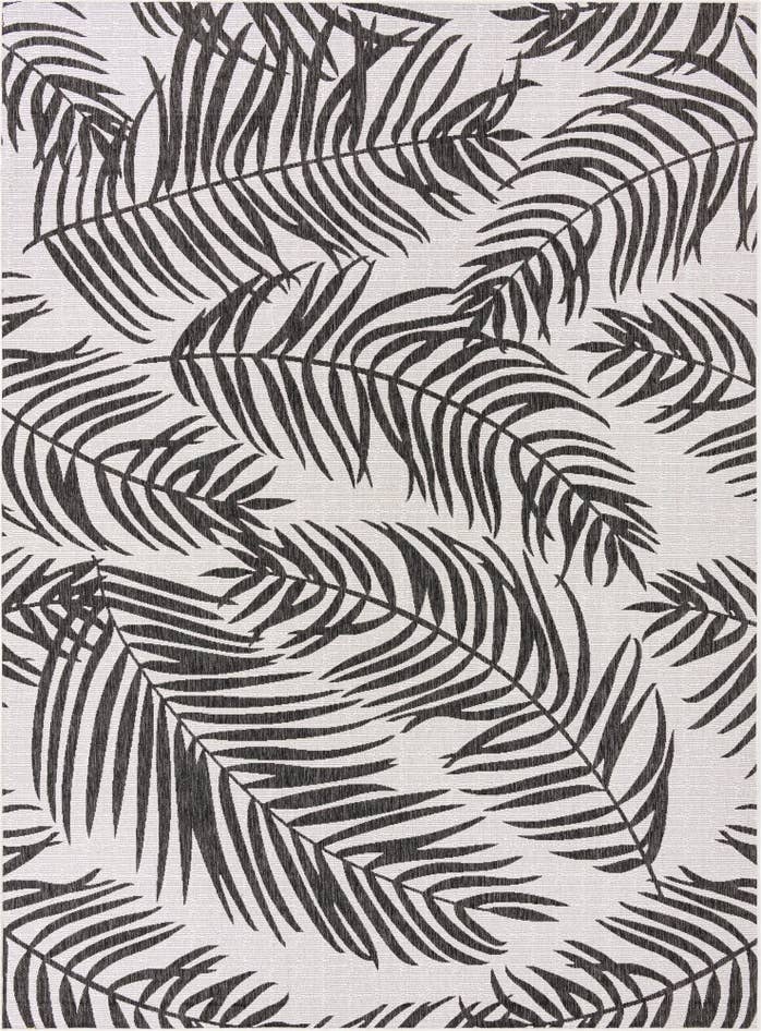 Detail image of 9' x 12' Easy-Clean Botanical Indoor / Outdoor Rug