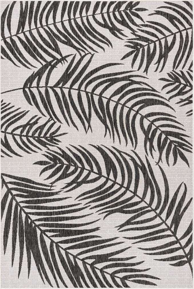 6' x 9' Easy-Clean Botanical Indoor / Outdoor Rug