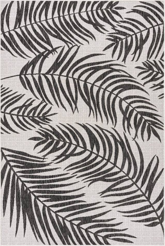Detail image of 6' x 9' Easy-Clean Botanical Indoor / Outdoor Rug