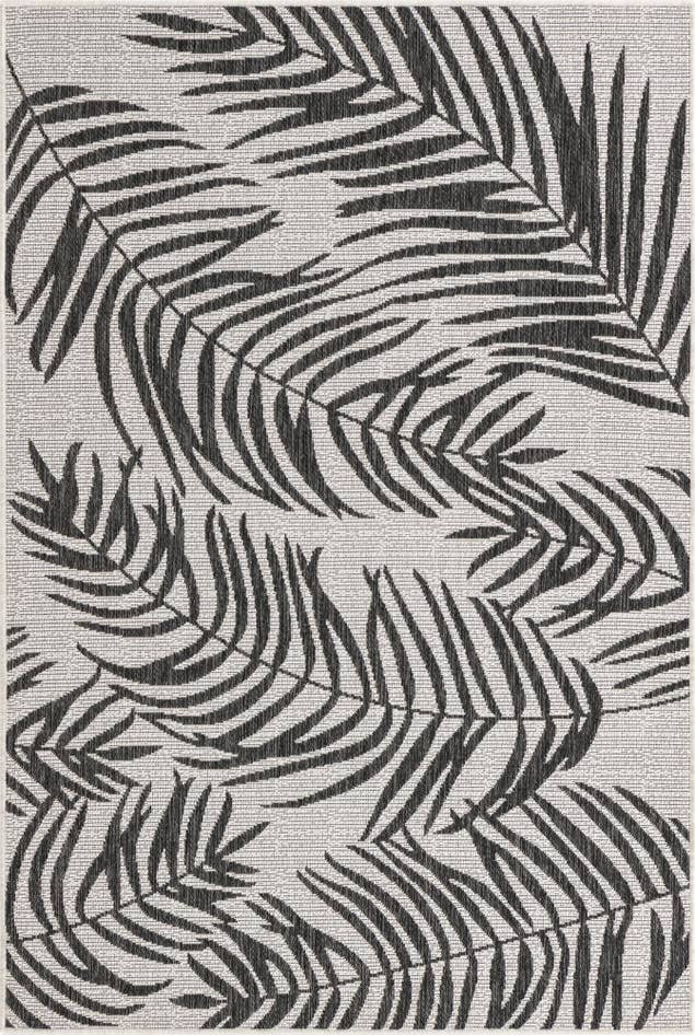 Detail image of 4' x 6' Easy-Clean Botanical Indoor / Outdoor Rug