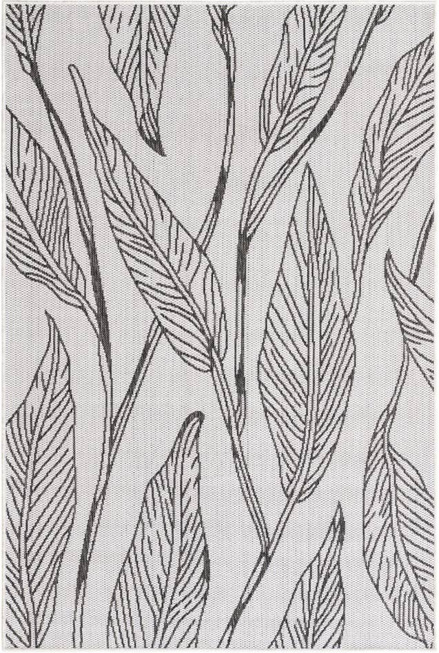 Detail image of 4' x 6' Easy-Clean Botanical Indoor / Outdoor Rug