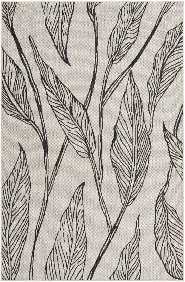 Detail image of 5' 3 x 8' Easy-Clean Botanical Indoor / Outdoor Rug