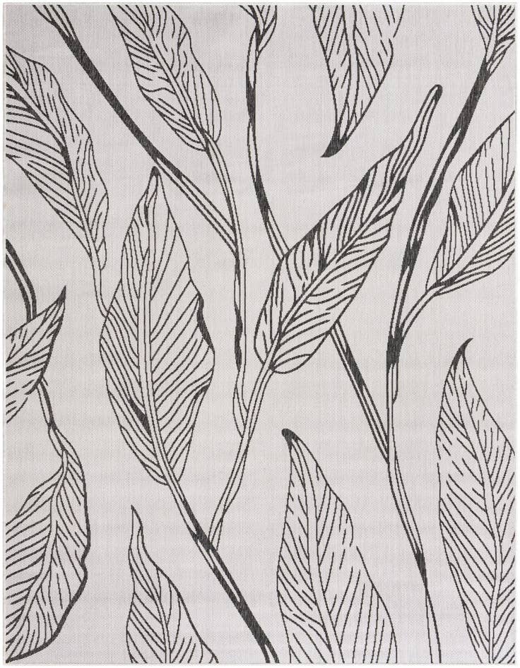 Detail image of 7' x 10' Easy-Clean Botanical Indoor / Outdoor Rug