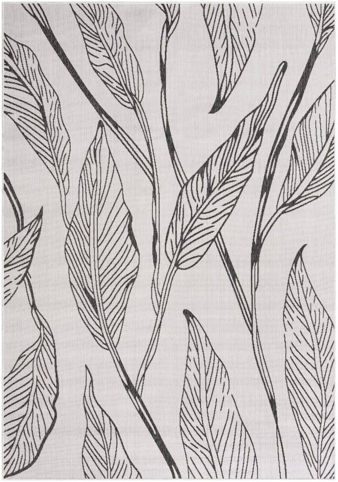 Detail image of 7' x 10' Easy-Clean Botanical Indoor / Outdoor Rug