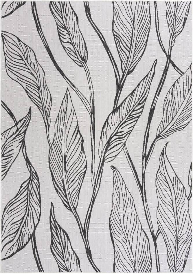 Detail image of 7' 10 x 11' Easy-Clean Botanical Indoor / Outdoor Rug