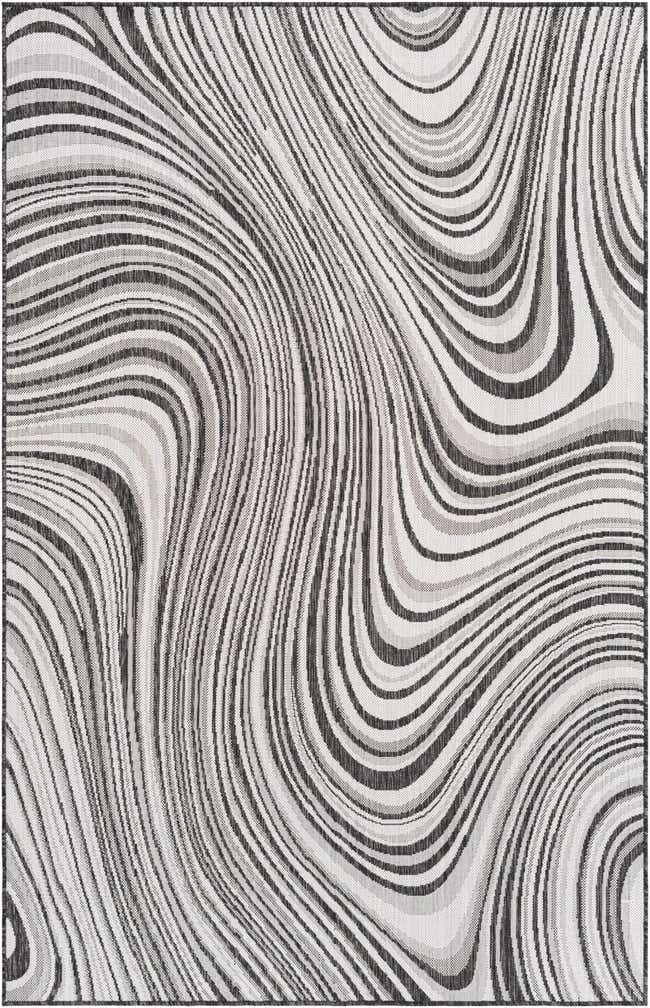 5' 3 x 8' Easy-Clean Modern Indoor / Outdoor Rug