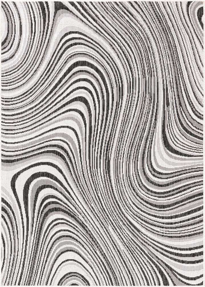 4' x 6' Easy-Clean Modern Indoor / Outdoor Rug