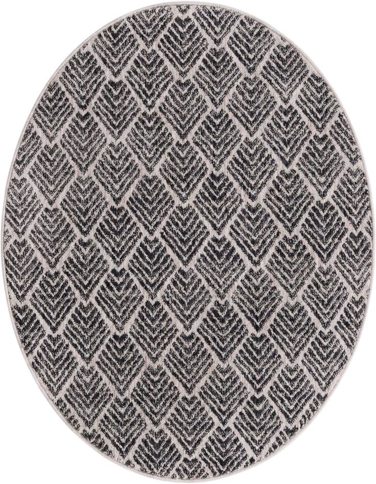 Detail image of 3' 3 x 3' 3 Eco Trellis Round Rug
