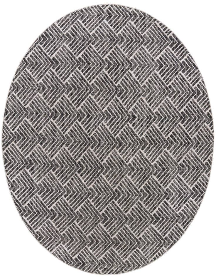 Detail image of 7' x 7' Eco Trellis Round Rug