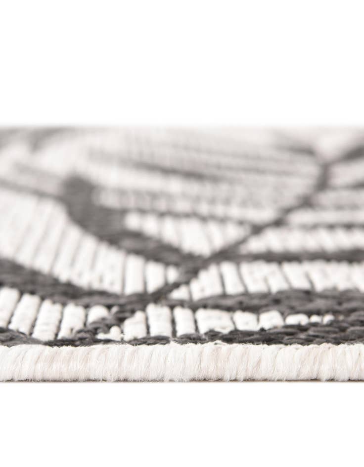 Detail image of 2' x 6' Easy-Clean Botanical Indoor / Outdoor Runner Rug