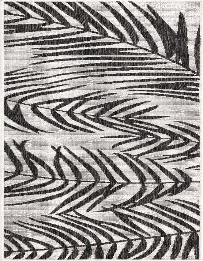 2' x 6' Easy-Clean Botanical Indoor / Outdoor Runner Rug