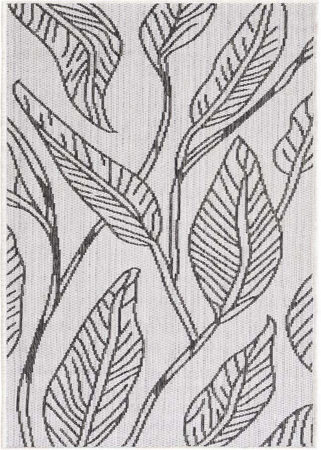 2' x 6' Easy-Clean Botanical Indoor / Outdoor Runner Rug
