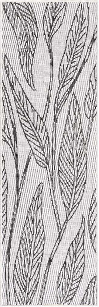 2' x 6' Easy-Clean Botanical Indoor / Outdoor Runner Rug