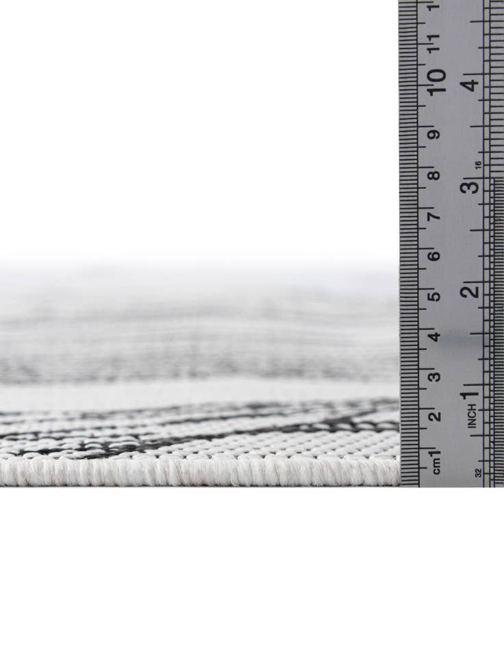 Detail image of 10' 8 x 10' 8 Easy-Clean Botanical Indoor / Outdoor Square Rug