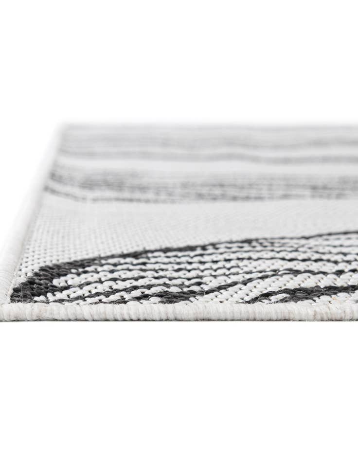 Detail image of 13' x 13' Easy-Clean Botanical Indoor / Outdoor Square Rug