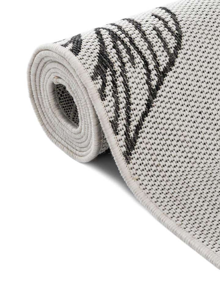 10' 8 x 10' 8 Easy-Clean Botanical Indoor / Outdoor Square Rug