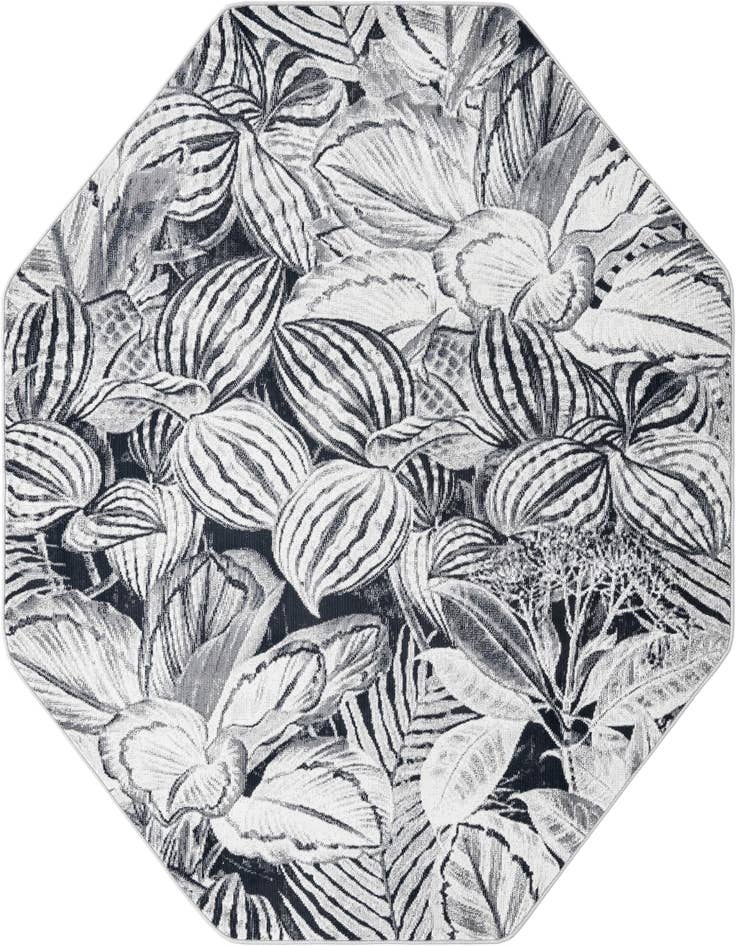 Detail image of 6' x 6' Blossom Octagon Rug