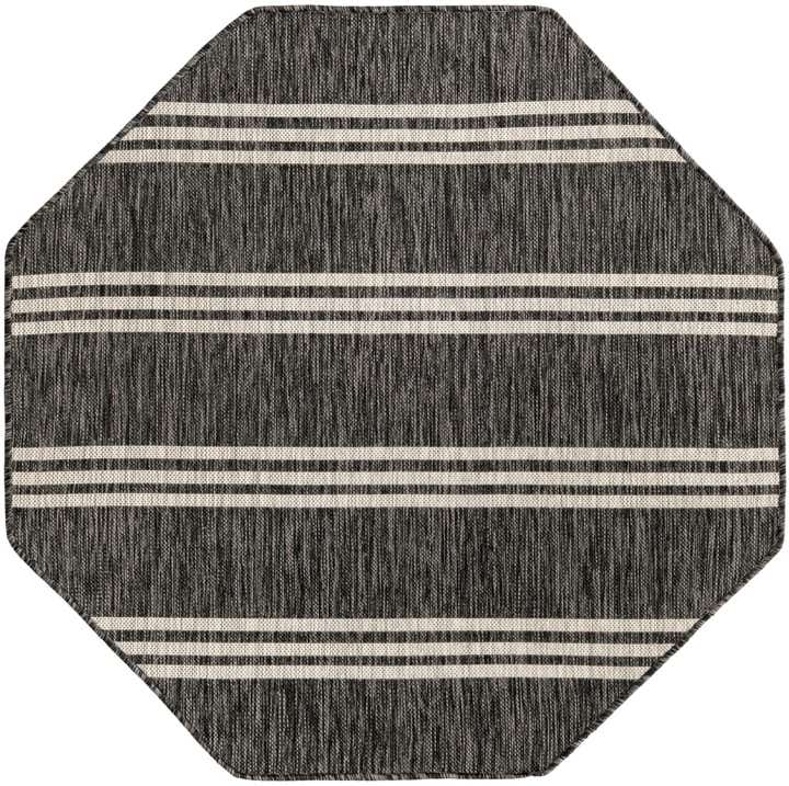 4' x 4' Easy-Clean Jill Zarin Anguilla Indoor / Outdoor Octagon Rug